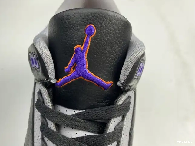 HYPE Retro Jordan Court Air 3 Black CT8532 Purple 050 0615